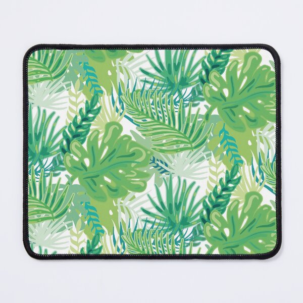 Item preview, Green Jungle Leaves Pattern designed and sold by digoarpi.