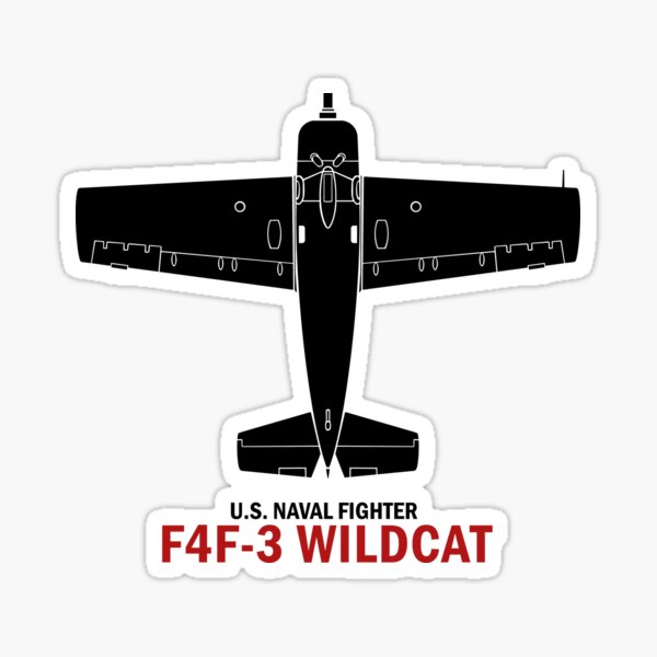 Item preview, WW2 F4F Wildcat Identification Chart designed and sold by rogue-design.