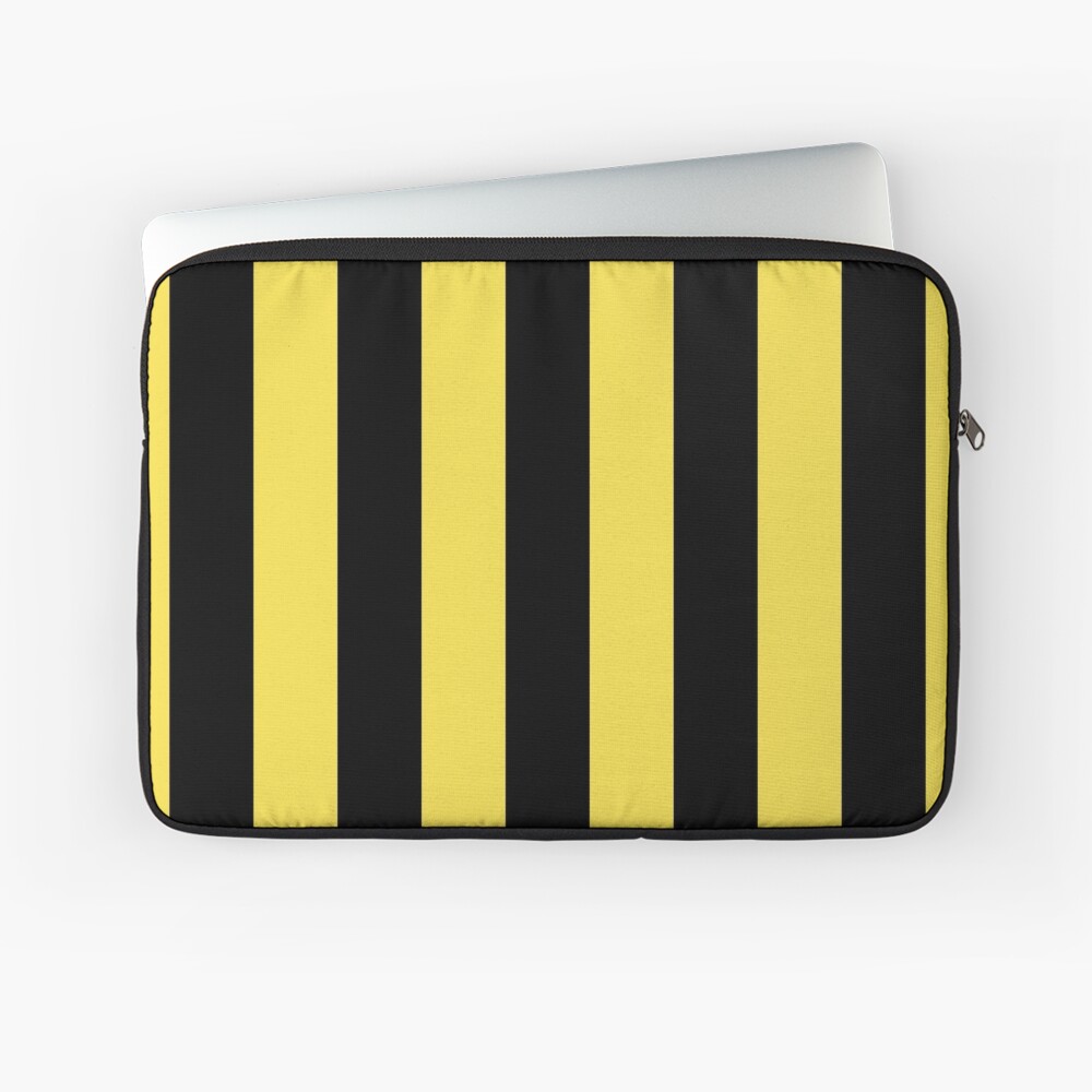 Yellow and Black Vertical Stripe Pattern 2022 Trending Color - Hue - Shade - Colour Pantone Illuminating Yellow 13-0647 iPhone Case