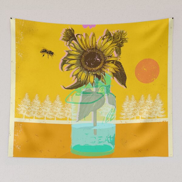 Item preview, Sunflower Jar designed and sold by Guerillafashion.