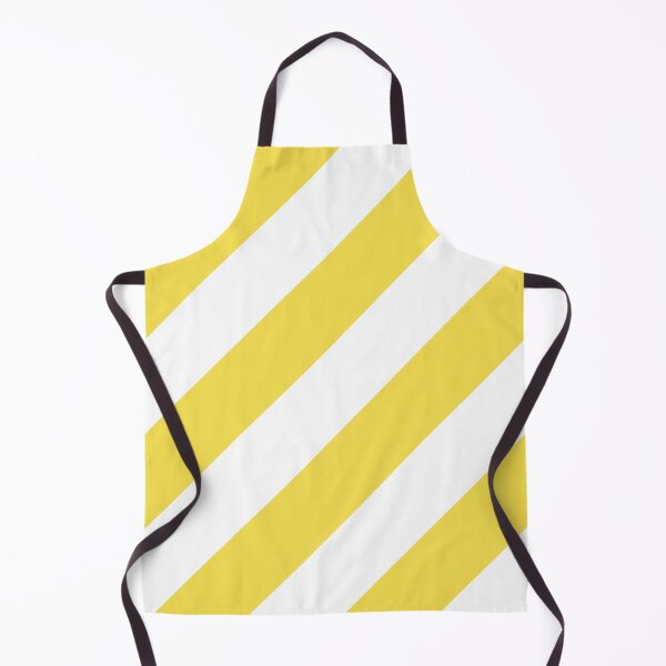 Item preview, Yellow and White Diagonal Stripe Pattern 2022 Trending Color - Hue - Shade - Colour Pantone Illuminating Yellow 13-0647 designed and sold by ColorOfTheYears.