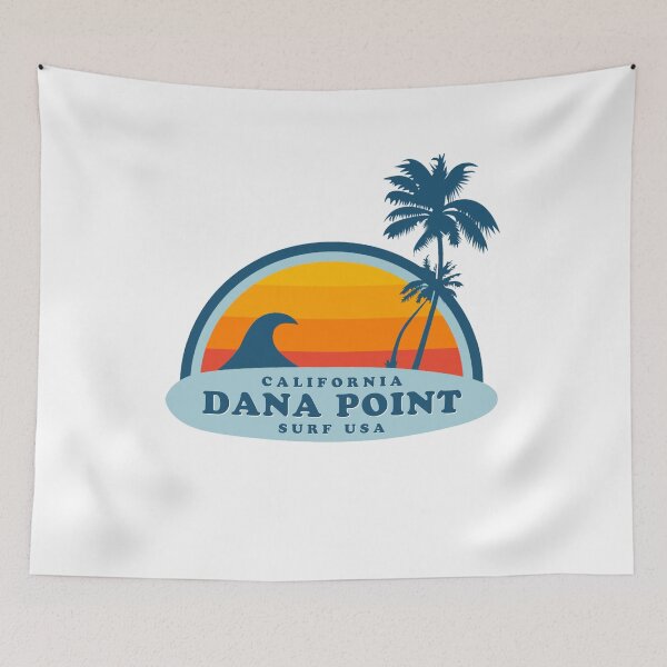 Item preview, Dana Point California Vintage Retro Surf USA Travel Vacation Summer Sunset Beach designed and sold by tmartinezta.