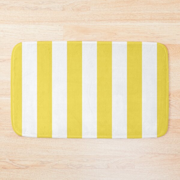 Item preview, Yellow and White Vertical Stripe Pattern 2022 Trending Color - Hue - Shade - Colour Pantone Illuminating Yellow 13-0647 designed and sold by ColorOfTheYears.