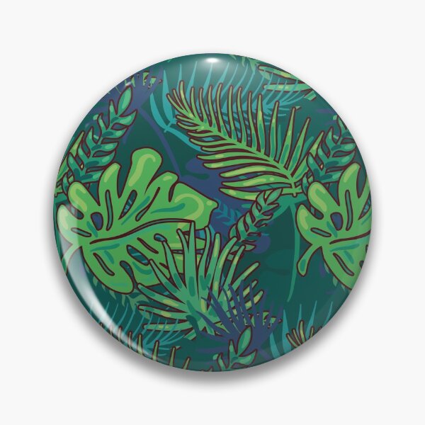 Item preview, Green Jungle Leaves Pattern designed and sold by digoarpi.