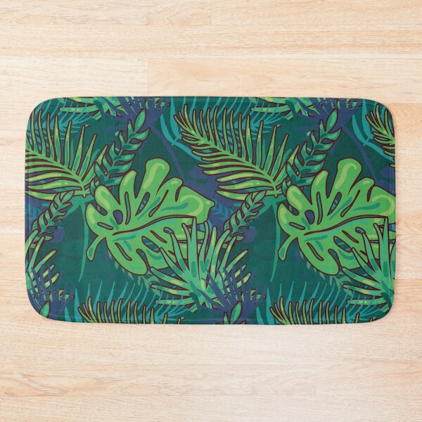 Item preview, Green Jungle Leaves Pattern designed and sold by digoarpi.