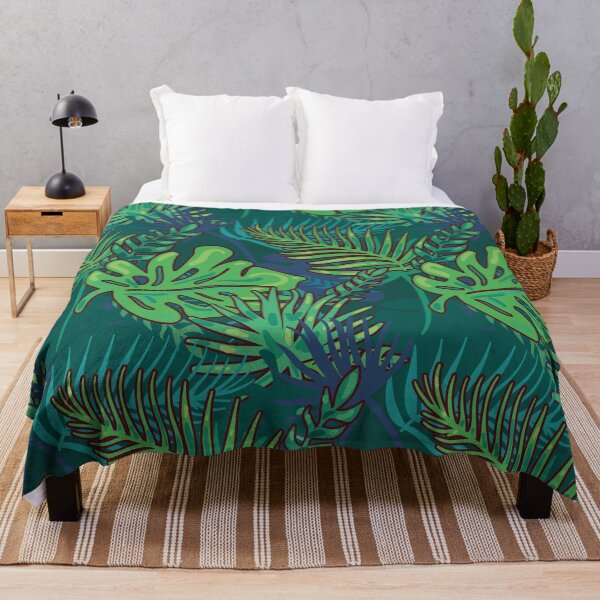 Item preview, Green Jungle Leaves Pattern designed and sold by digoarpi.