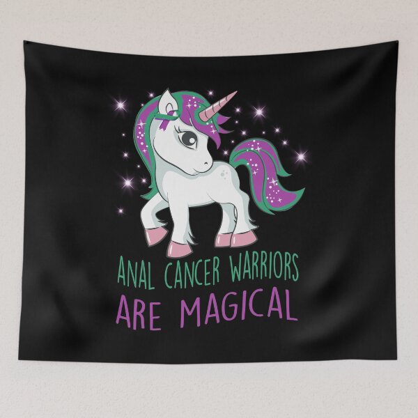 Item preview, Unicorn Anal Cancer Awareness, Anal Cancer Warrior are Magical Gift for Anal Cancer Warrior, Purple and Green Ribbon Gift designed and sold by CapitalDesignss.