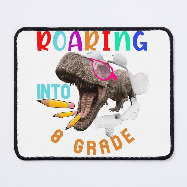 Item preview, Roaring into 8th Grade-Dinosaur Pink Glasses-Backtoschool designed and sold by DiensDesign.