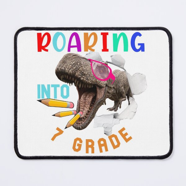 Item preview, Roaring into 7th Grade-Dinosaur-Backtoschool designed and sold by DiensDesign.
