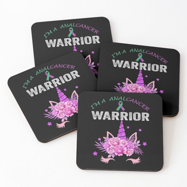 Item preview, Unicorn Anal Cancer Awareness, I'm an Anal Cancer Warrior Gift for Anal Cancer Warrior, Purple and Green Ribbon Gift designed and sold by CapitalDesignss.
