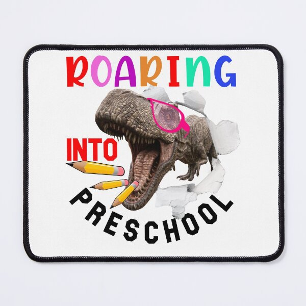 Item preview, Roaring into Preschool-Dinosaur Pink Glasses-T Rex designed and sold by DiensDesign.