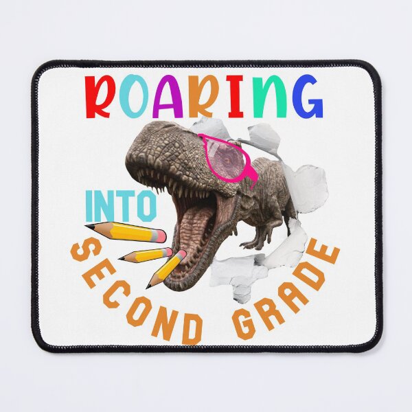 Item preview, Roaring into Second Grade-Dinosaur Pink Glasses-Backtoschool designed and sold by DiensDesign.