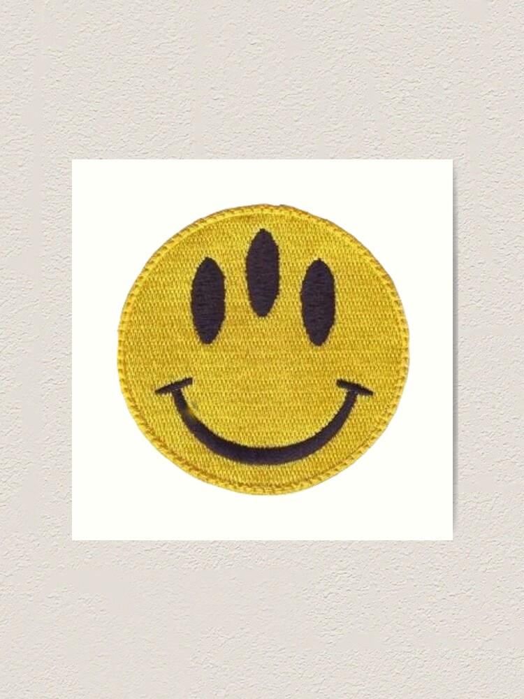 Three Eyed Smiley Face | Art Print