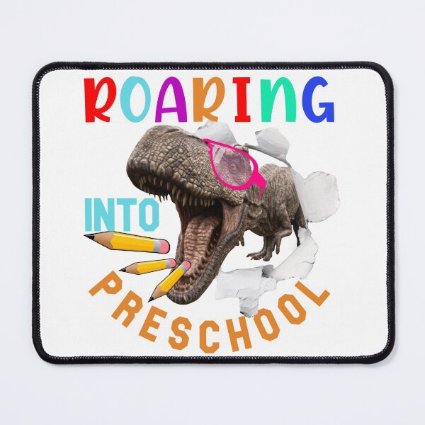 Item preview, Roaring into Preschool-Dinosaur Pink Glasses-T Rex designed and sold by DiensDesign.