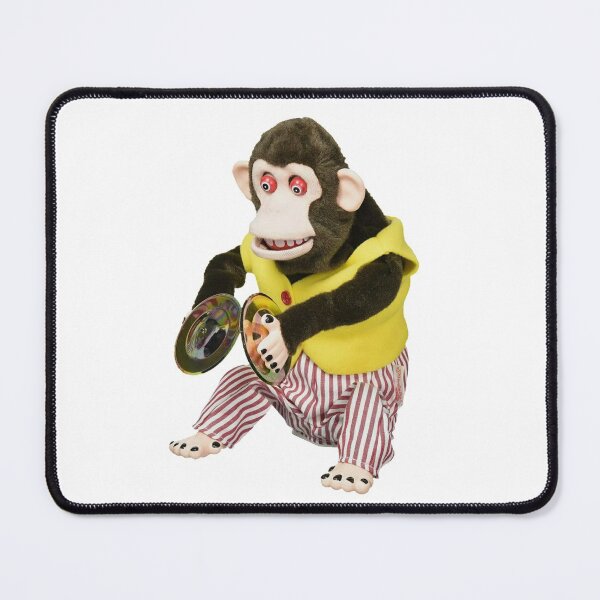 Item preview, Creepy Vintage Cymbal Monkey designed and sold by BubbleMeTender.