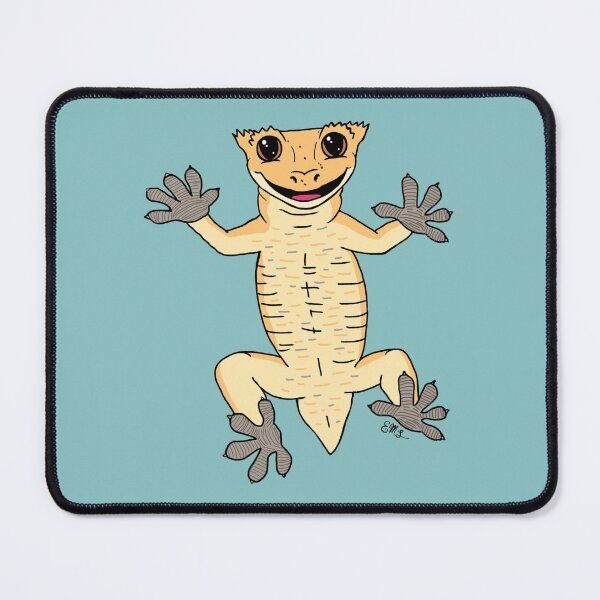 Item preview, Crested Gecko with Frog Butt - "Look At Me!" designed and sold by EcoElsa.