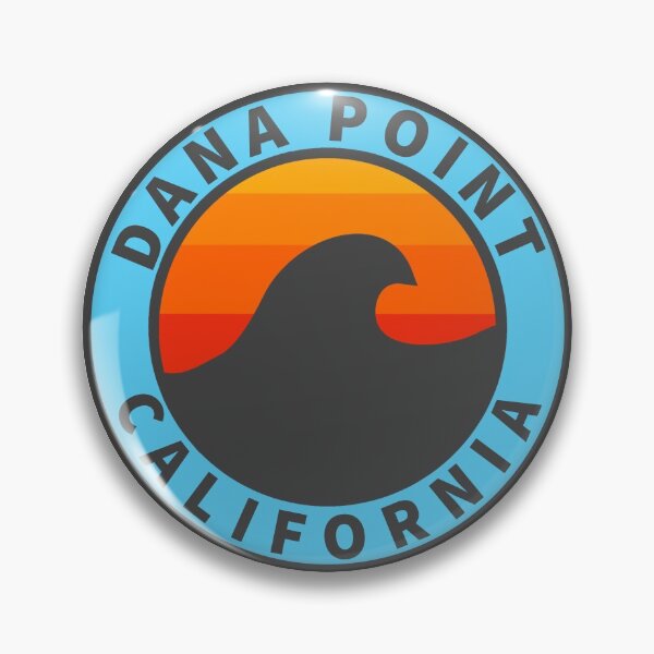 Item preview, Dana Point California Vintage Retro Surf USA Travel Vacation Summer Sunset Beach designed and sold by tmartinezta.