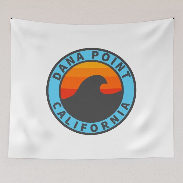 Item preview, Dana Point California Vintage Retro Surf USA Travel Vacation Summer Sunset Beach designed and sold by tmartinezta.