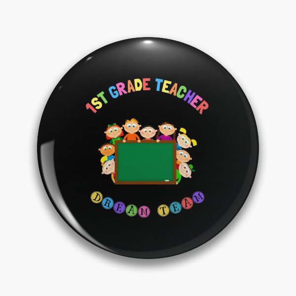 Item preview, 1st Grade Teacher Dream Team - Kids Around School Board designed and sold by CactusFamily.