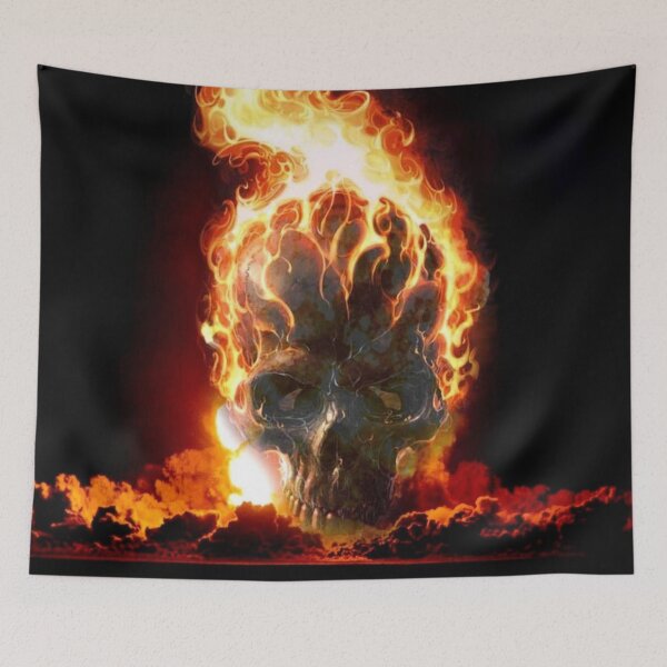 Item preview, Skull on Fire designed and sold by MurphyMorganGifts.