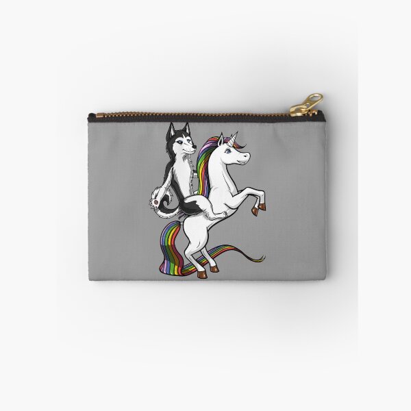 Item preview, Siberian Husky Dog Riding Unicorn designed and sold by underheaven.