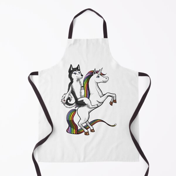 Item preview, Siberian Husky Dog Riding Unicorn designed and sold by underheaven.