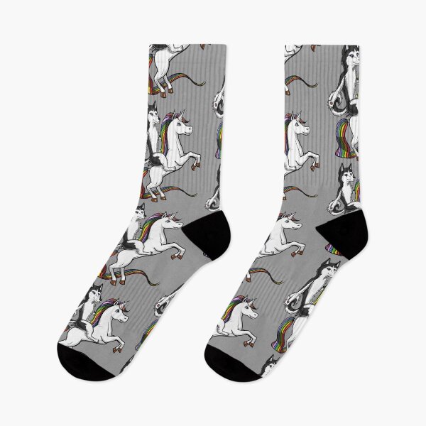 Item preview, Siberian Husky Dog Riding Unicorn designed and sold by underheaven.