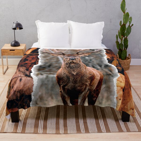 Item preview, Deer surrounded by spring leaves designed and sold by Shawa Shop.