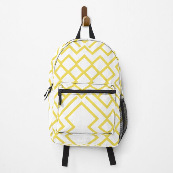 Item preview, Yellow and White Abstract Geometric Shape Pattern 2022 Trending Color - Hue - Shade - Colour Pantone Illuminating Yellow 13-0647 designed and sold by ColorOfTheYears.
