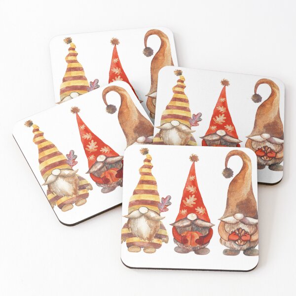 Item preview, Fall gnomes in autumn  designed and sold by Inkwell-TikNik.