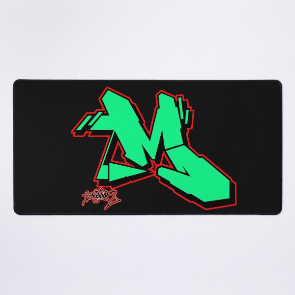 Item preview, GREEN LETTER M BY ESONE URBAN GRAFFITI STREET STYLE designed and sold by GraffitiBomberZ.