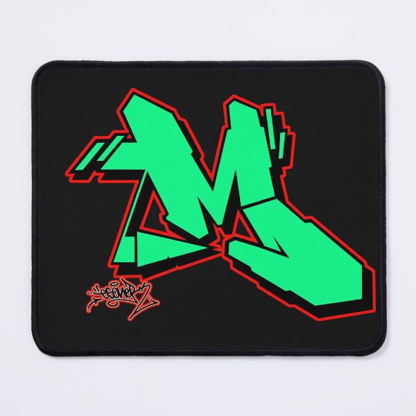 Item preview, GREEN LETTER M BY ESONE URBAN GRAFFITI STREET STYLE  designed and sold by GraffitiBomberZ.