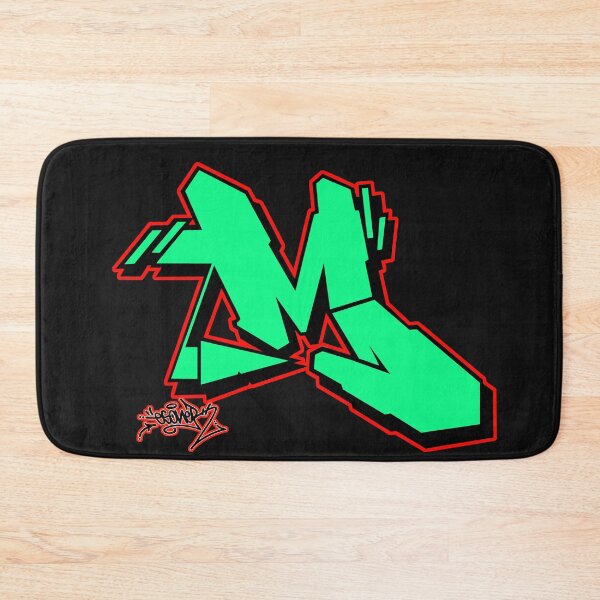 Item preview, GREEN LETTER M BY ESONE URBAN GRAFFITI STREET STYLE  designed and sold by GraffitiBomberZ.