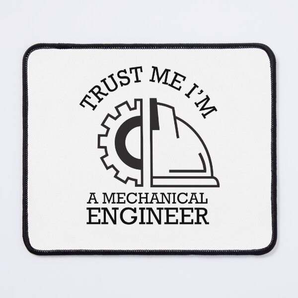 Item preview, Mechanical engineer black and white designed and sold by 4iman.