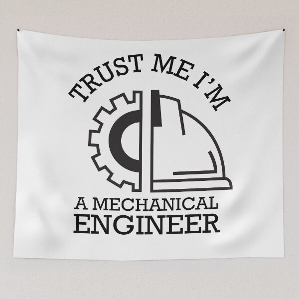 Item preview, Mechanical engineer black and white designed and sold by 4iman.