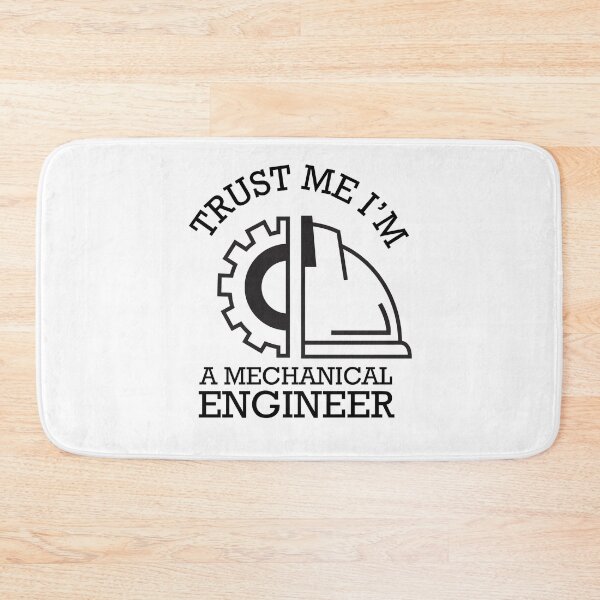 Item preview, Mechanical engineer black and white designed and sold by 4iman.