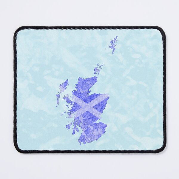 Item preview, Scotland with Saltire on Pale Blue Background designed and sold by Moti Black.