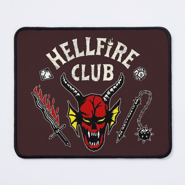 The Hellfire Club - Distressed - Maroon Mouse Pad