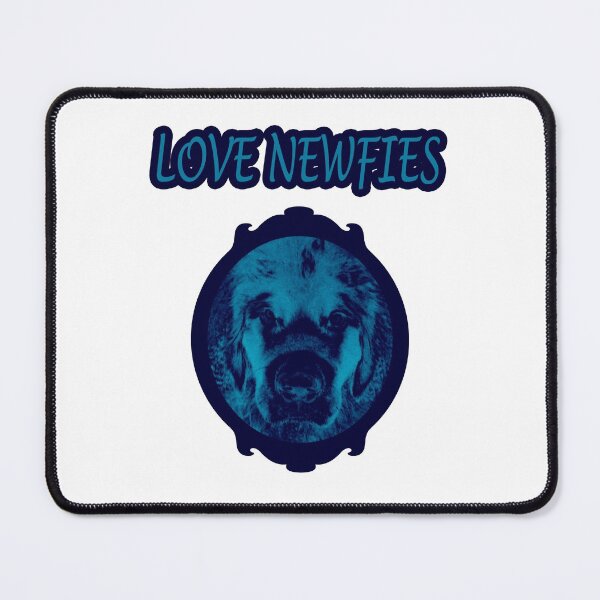 Item preview, Love Newfies blue designed and sold by Moonyflower.