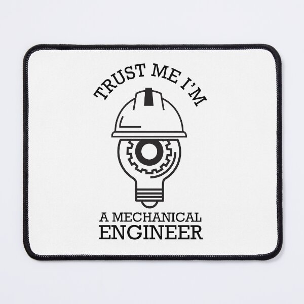 Item preview, Mechanical engineer black and white designed and sold by 4iman.