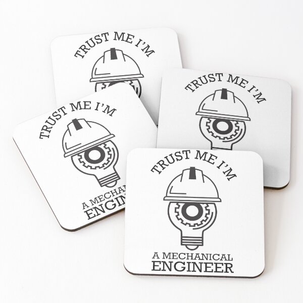 Item preview, Mechanical engineer black and white designed and sold by 4iman.