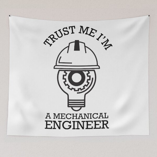 Item preview, Mechanical engineer black and white designed and sold by 4iman.