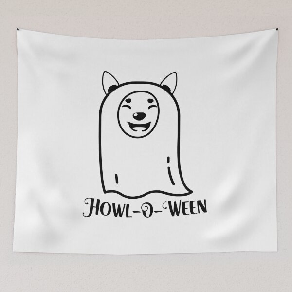 Item preview, Halloween Ghost Dog, Happy Howl-O-Ween designed and sold by miraipa.