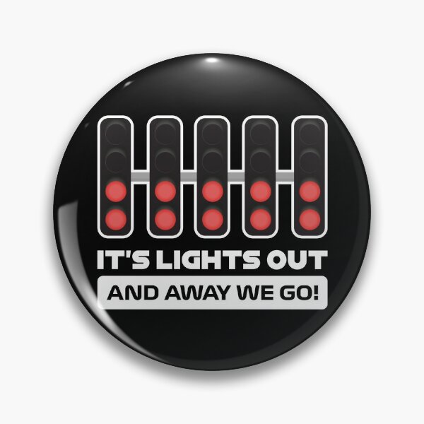 Item preview, It's Lights Out and Away We Go! - Version 2 (White) designed and sold by FilipeFerreira.