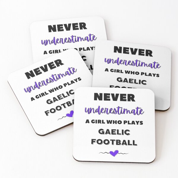 Item preview, Never underestimate a girl who plays gaelic football designed and sold by TheGreenGoat.