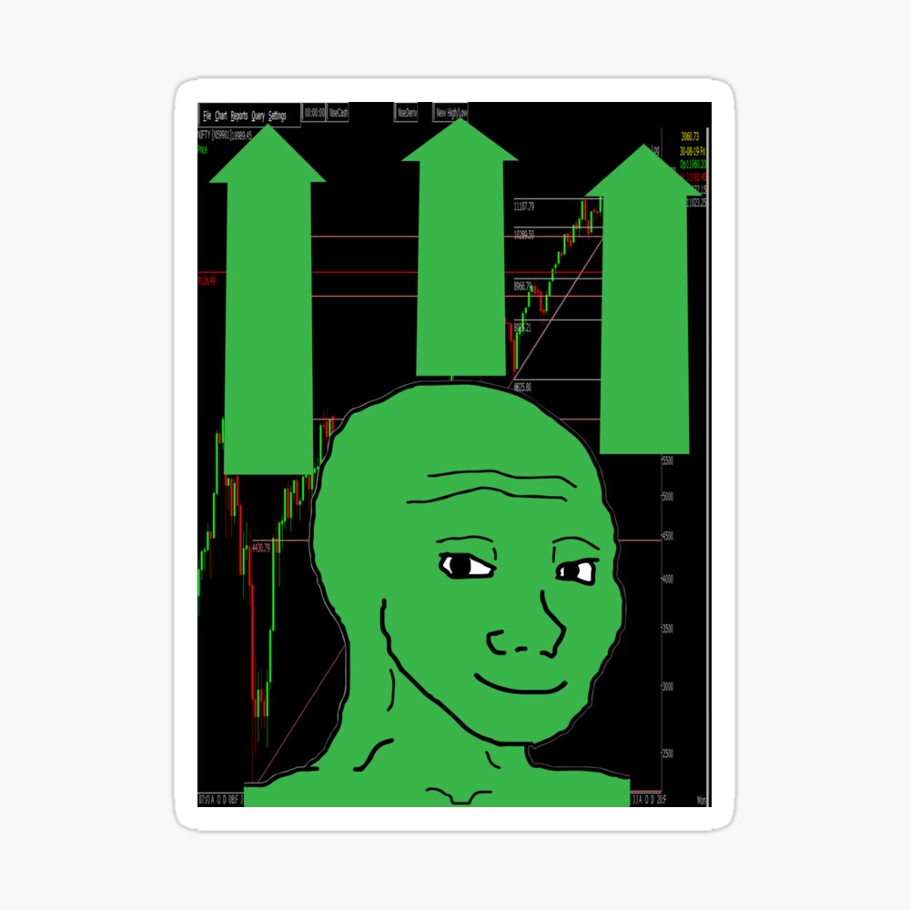 Wojak Hodls forever Greeting Card