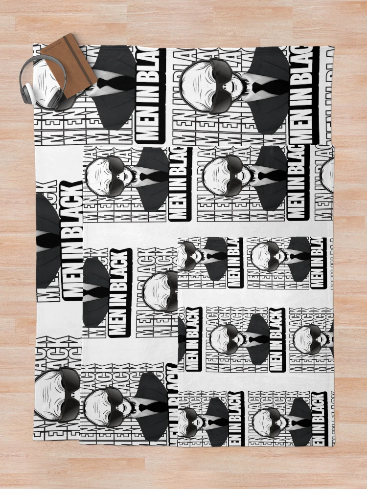 Thumbnail 5 of 6, Throw Blanket, MEN IN BLACK designed and sold by RIGHTCHUS.
