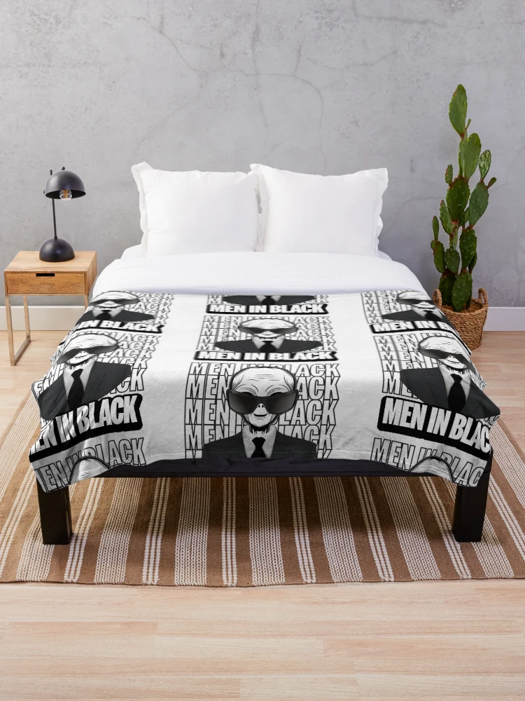 Thumbnail 1 of 6, Throw Blanket, MEN IN BLACK designed and sold by RIGHTCHUS.