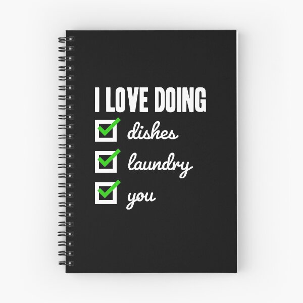 Item preview, I Love Doing Dishes Laundry and You designed and sold by Hot From Oven.