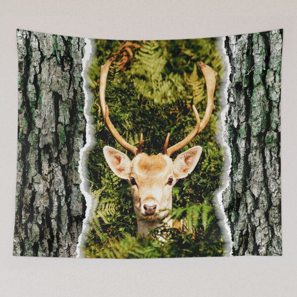 Item preview, Deer hiding in the forest designed and sold by Shawa Shop.